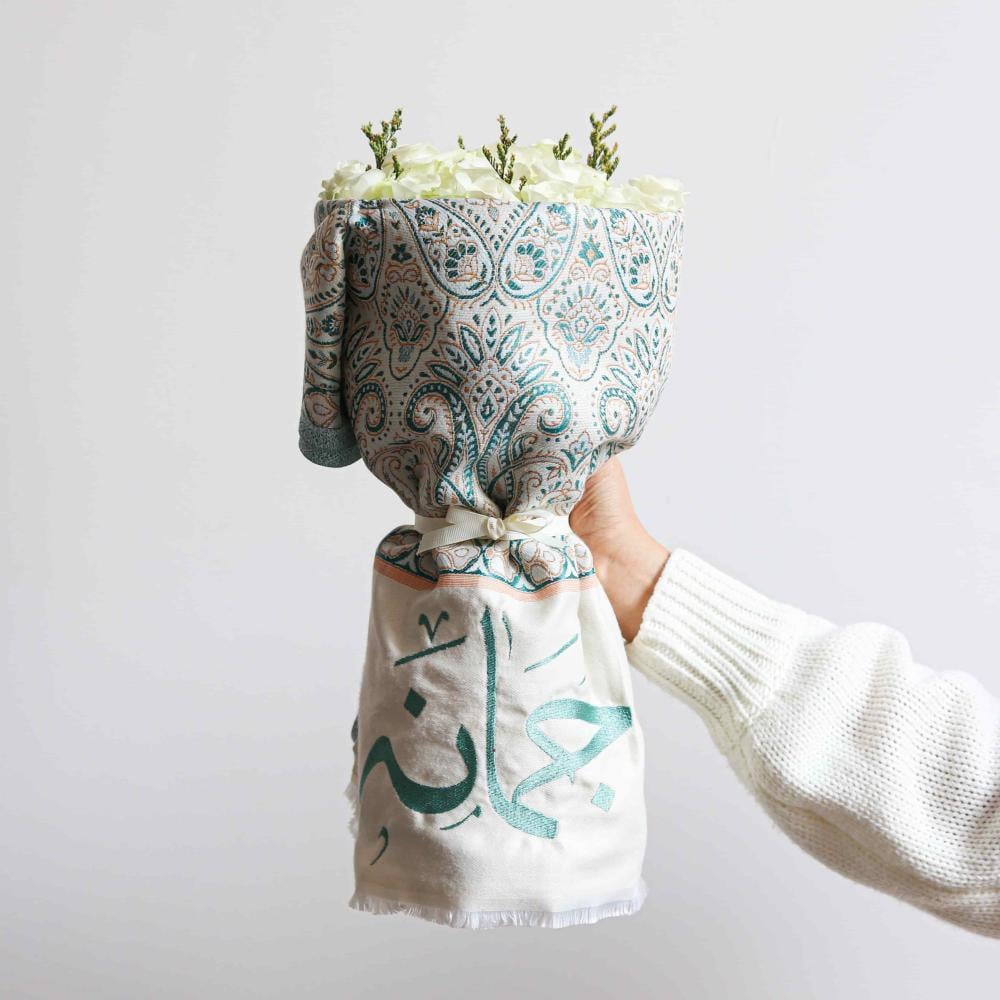 باقة ورد الشال الكشميري من قليتر للمجوهرات