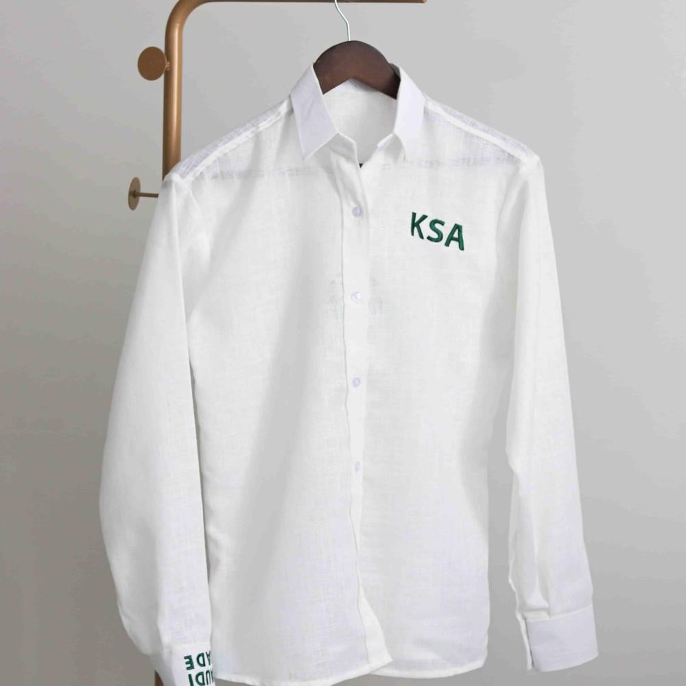 قميص سيفين ونخلة أناقة وطنية ليوم مميز