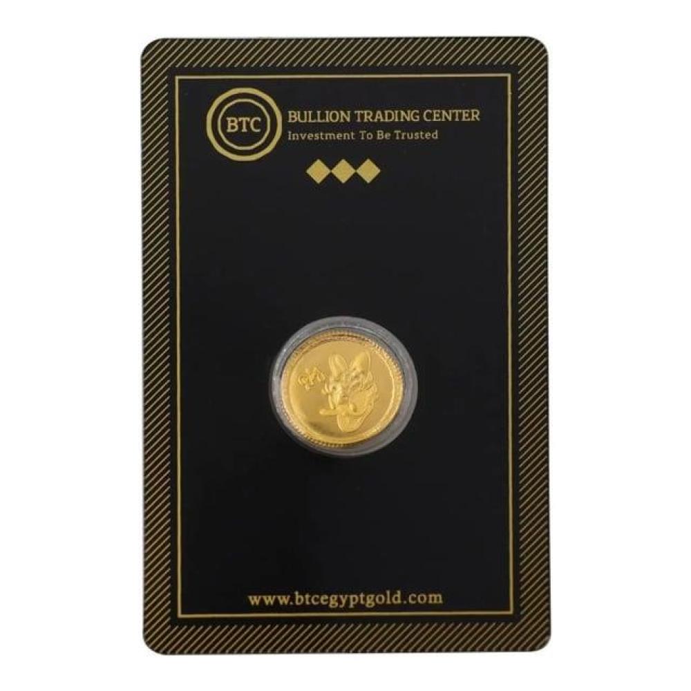 جنيه ذهب بطوطة عيار 24 من BTC بوزن 40 جرام
