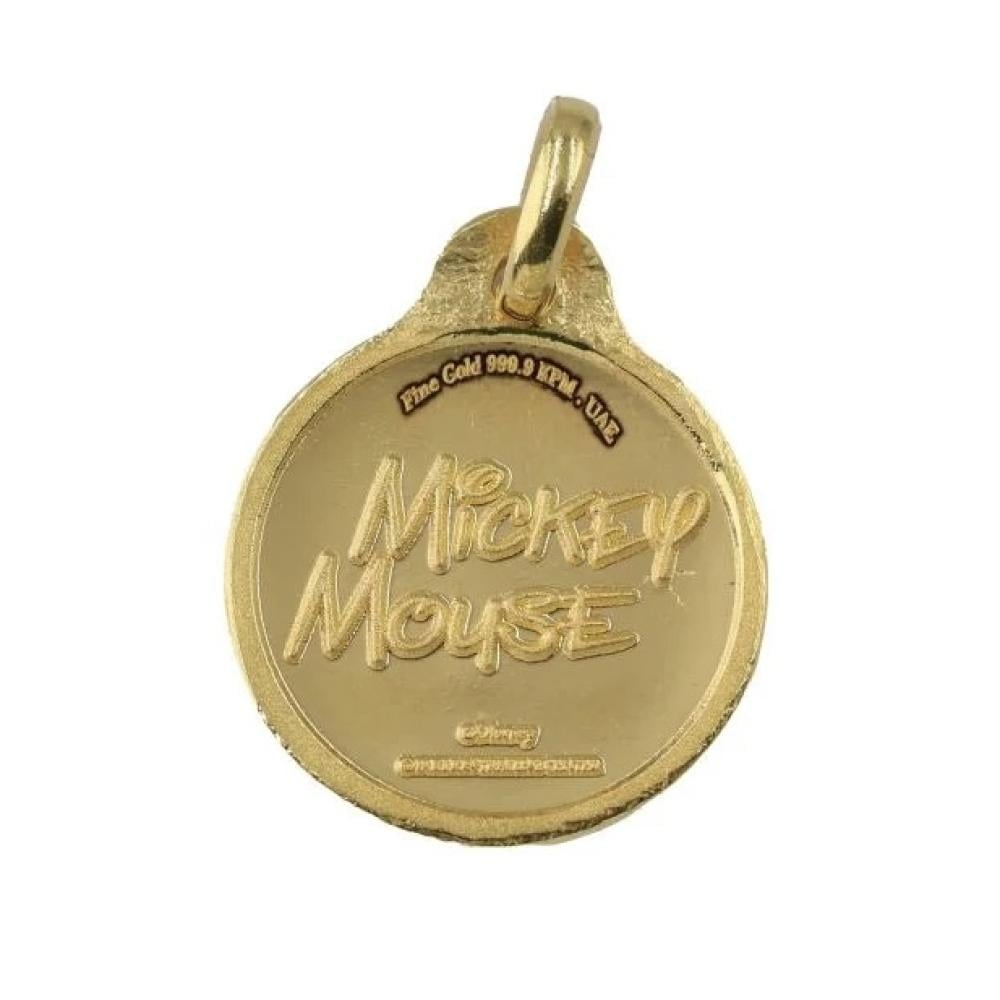 جنيه ذهب ميكي ماوس عيار 24 BTC تصميم فاخر من قليتر