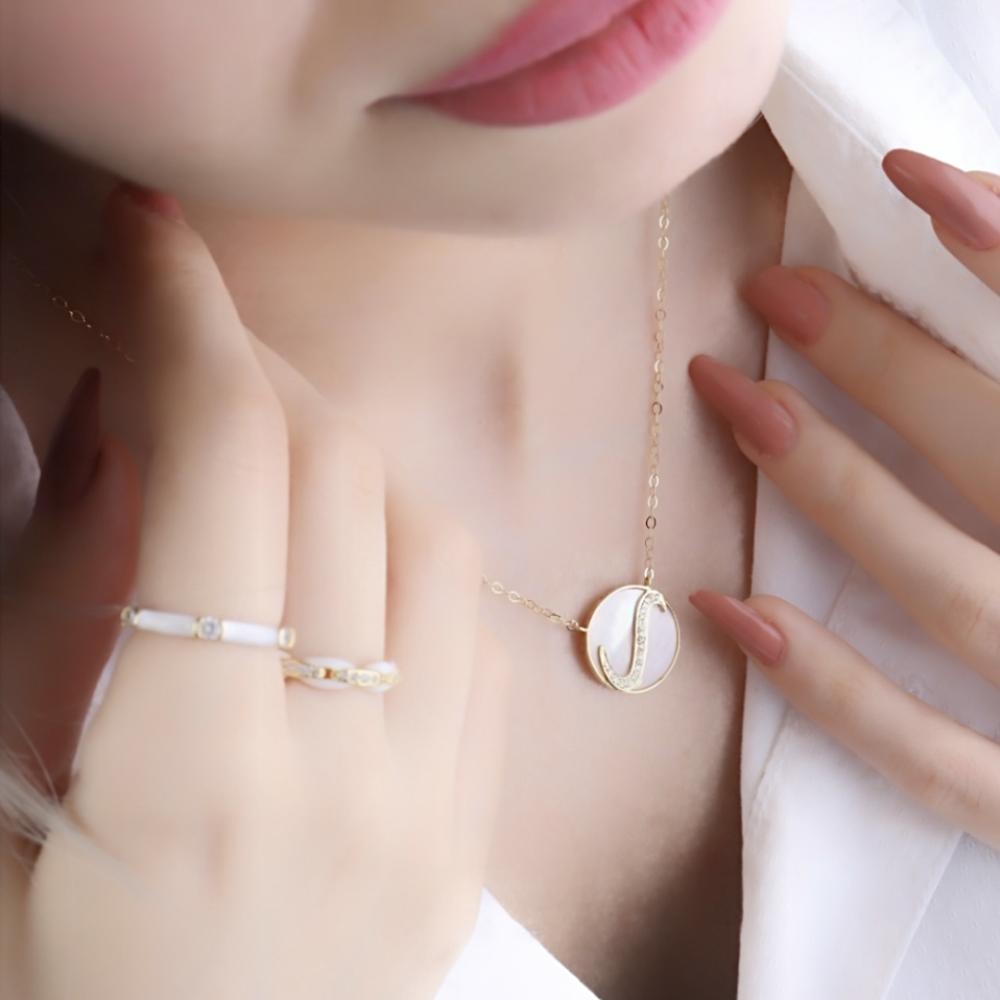 Stone letter chain