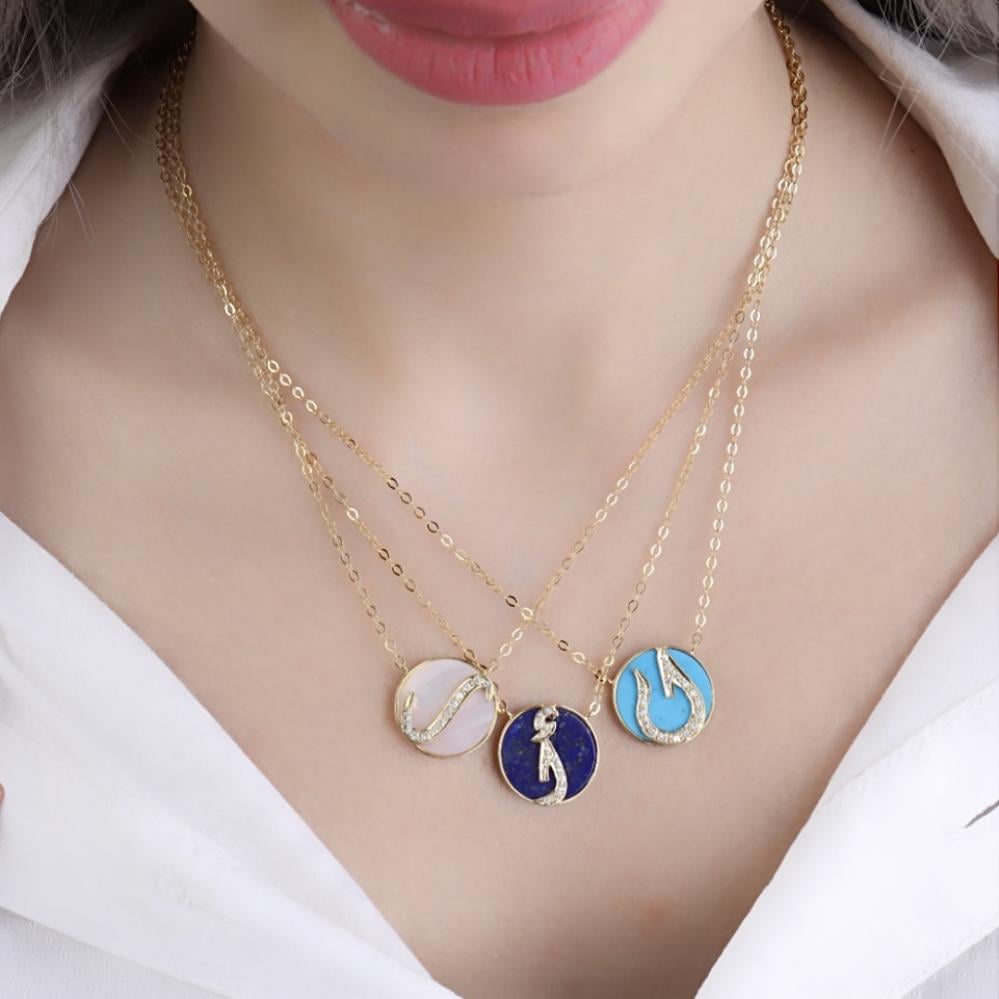 Stone letter chain
