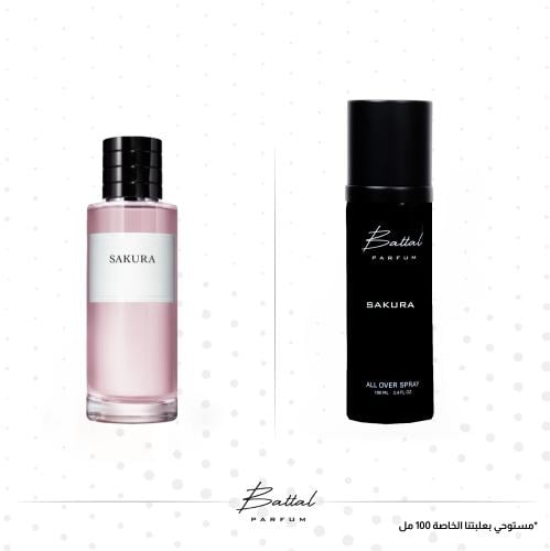 بخاخ الجسم والشعر ساكورا ( ١٠٠ مل )