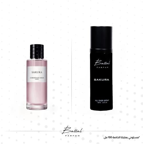 بخاخ الجسم والشعر ساكورا ( ١٠٠ مل )