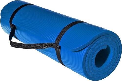 فرشة يوقا 15 مل لون أزرق Yoga Mat