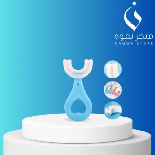 فرشاة أسنان للأطفال 360 درجة على شكل حرف U فرشاة أ...