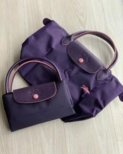 حقيبة بنفسجي longchamp القياس:(M)