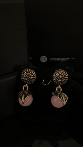 (Earring) O&A حلق مقمش مطلي