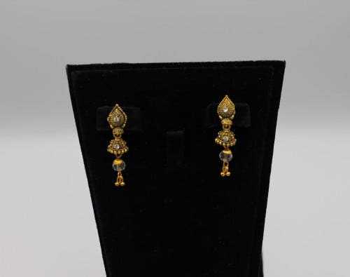 (Earring) O&A حلق مقمش مطلي