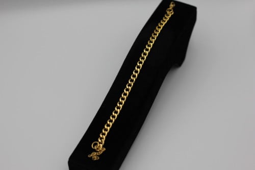 (Gold Bracelet) O&A إسوارة حلقات وسط مطلي ذهبي