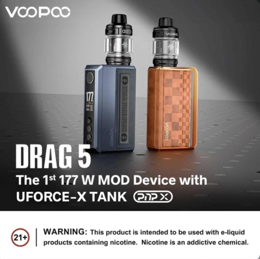حهاز شيشة دراق 5 من فوبو VOOPOO DRAG 5 177W