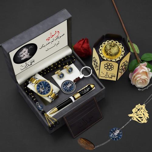 ساعة رجالي بالاسم والصورة حسب الطلب
