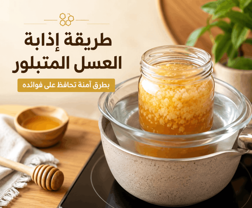 طريقة إذابة العسل المتبلور