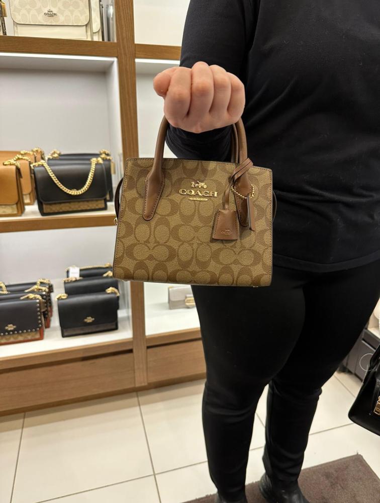 Coach Andrea Carryall Bag In Signature Canvas