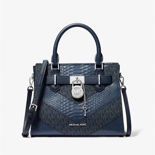 Michael kors Hamilton medium signature logo and sn...