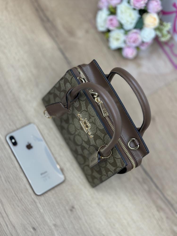 Coach Andrea Carryall Bag In Signature Canvas