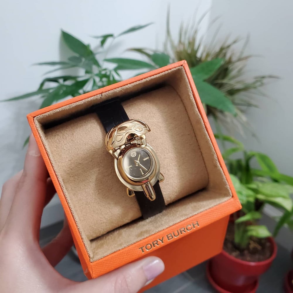 tory burch turtle watch