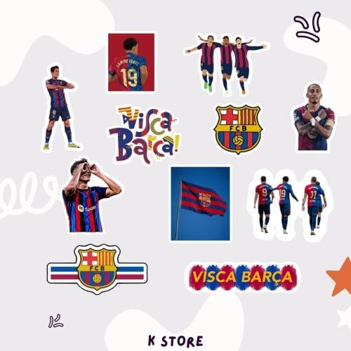 ستيكرات برشلونه