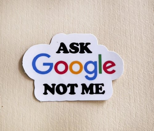 ستيكر ask google