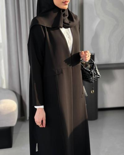 القماش كريب ملكي +بطانه داخليه +طرحة
