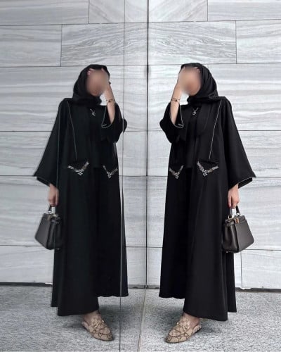 القماش كريب ملكي + طرحه