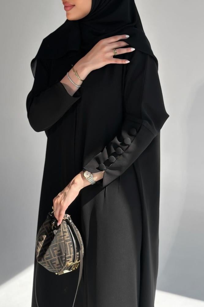 القماش كريب انترنت كوري + طرحة