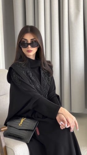 القماش كريب ملكي +طرحه
