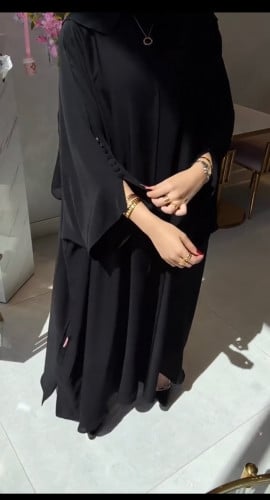 القماش كريب انترنت + طرحة