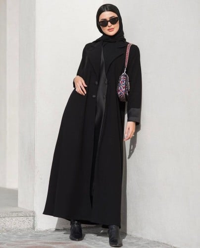 القماش كريب كوبا + تفته + طرحة