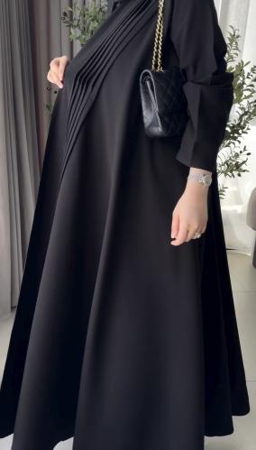 القماش كريب ملكي +طرحة