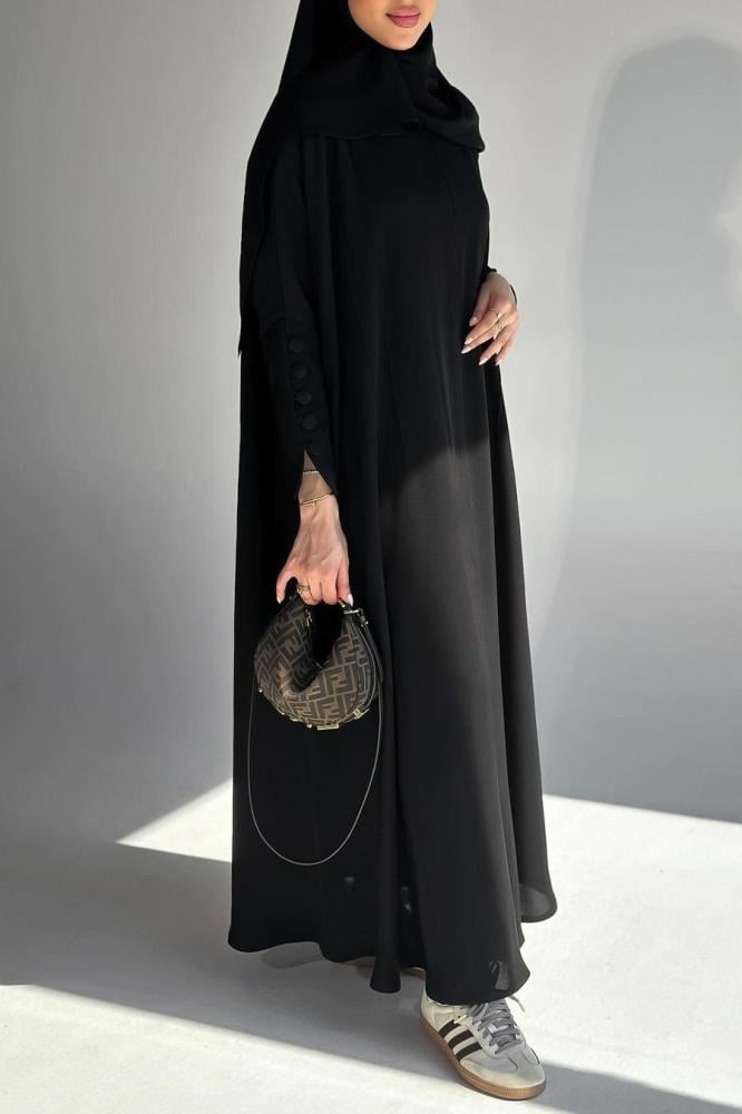 القماش كريب انترنت كوري + طرحة