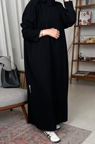 القماش كريب ملكي +طرحة