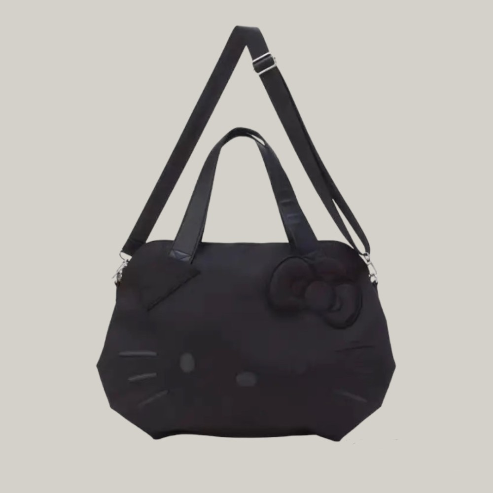 Hello Kitty Charcoal Embossed Pattern Hand Bag: Sanrio - Tokyo Otaku Mode  (TOM)