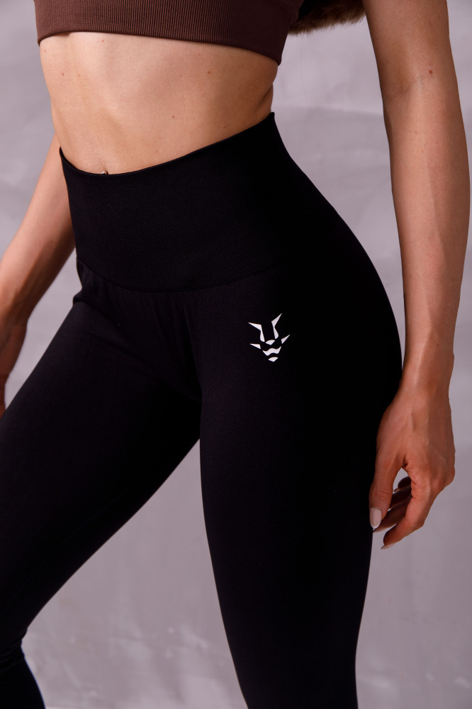 Charcoal Solid Seamless Leggings