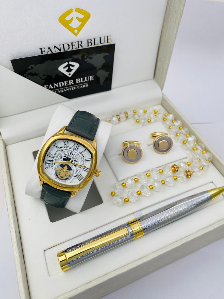 طقم رجالي فندربلو جلد