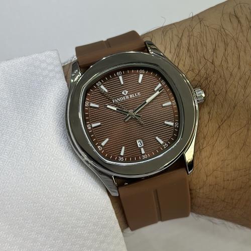 ساعة فندربلو رجالي بسير ربل بني