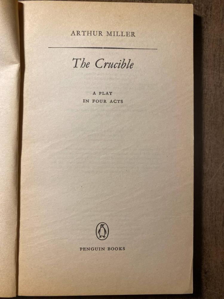 The crucible - Arthur Miller (P13)
