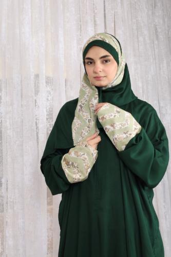 شرشف صلاة أخضر