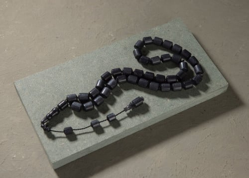 سبحة بكلايت أسود مطفي 504