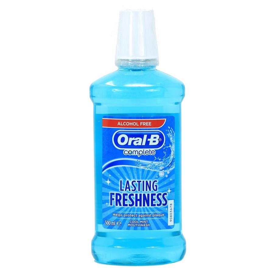 Oral B Mouthwash Complete Protect Against Plaque 500 ml