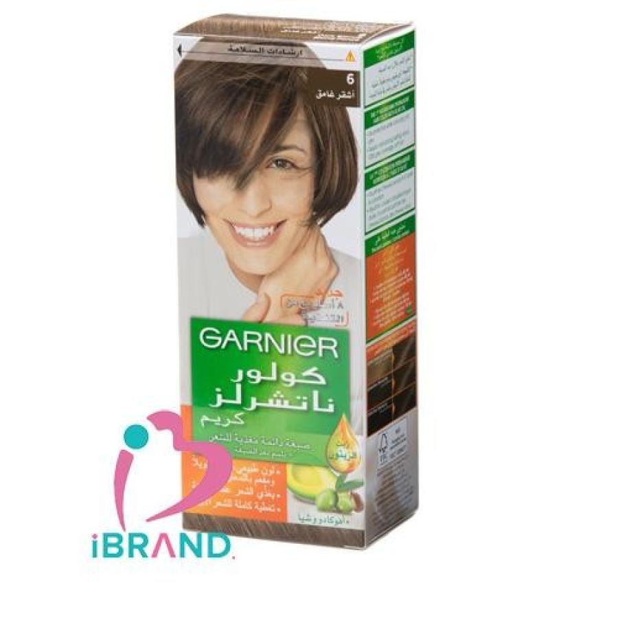 جارنييه صبغه شعر كولور ناتشرلز 6 اشقر غامق