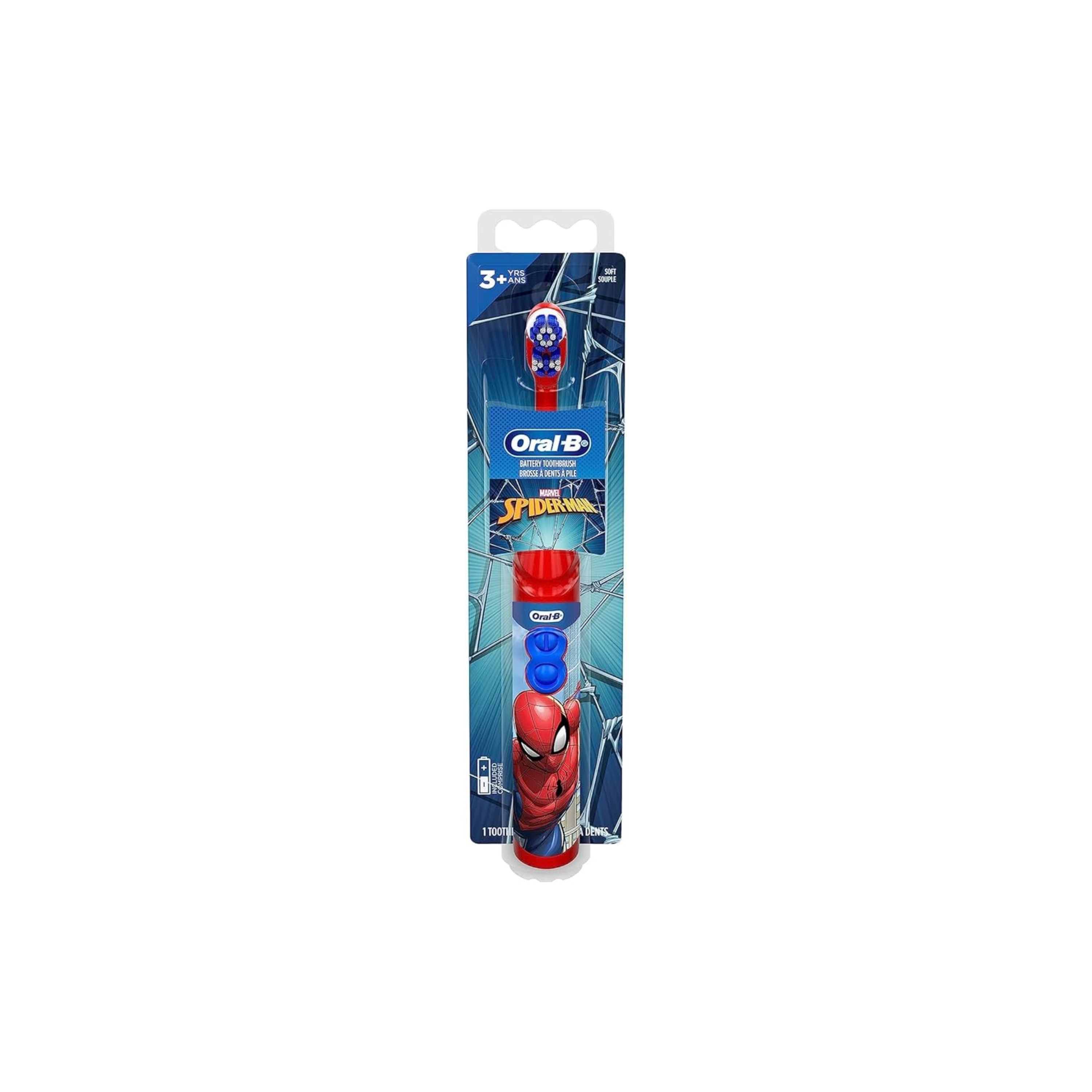 Oral B Spider-Man Battery Powered Toothbrush Extra Soft