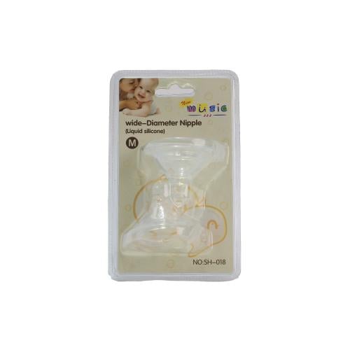 ميوزيك حلمات رضاعة سيلكون 2 قطع كارت وسط SH-018M