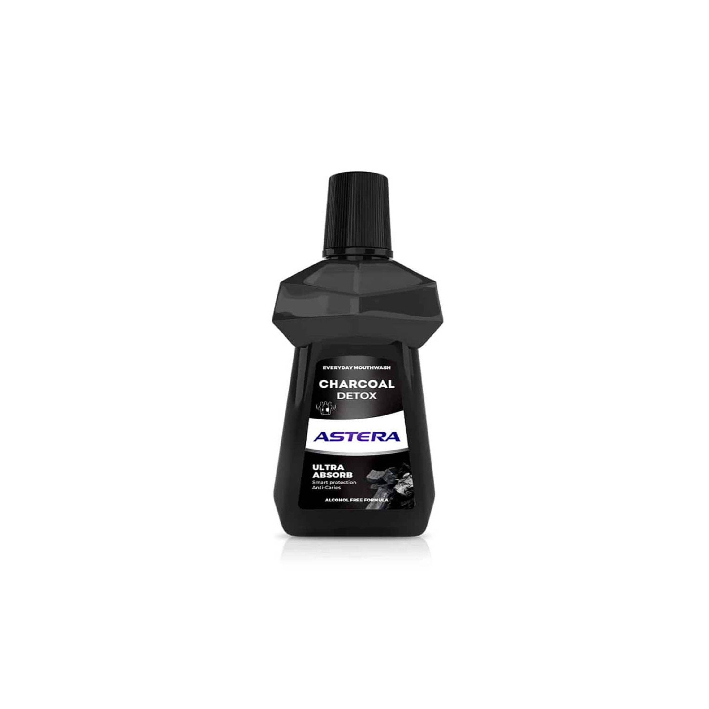 Astera Charcoal Detox Ultra Absorb Mouthwash 500 Ml