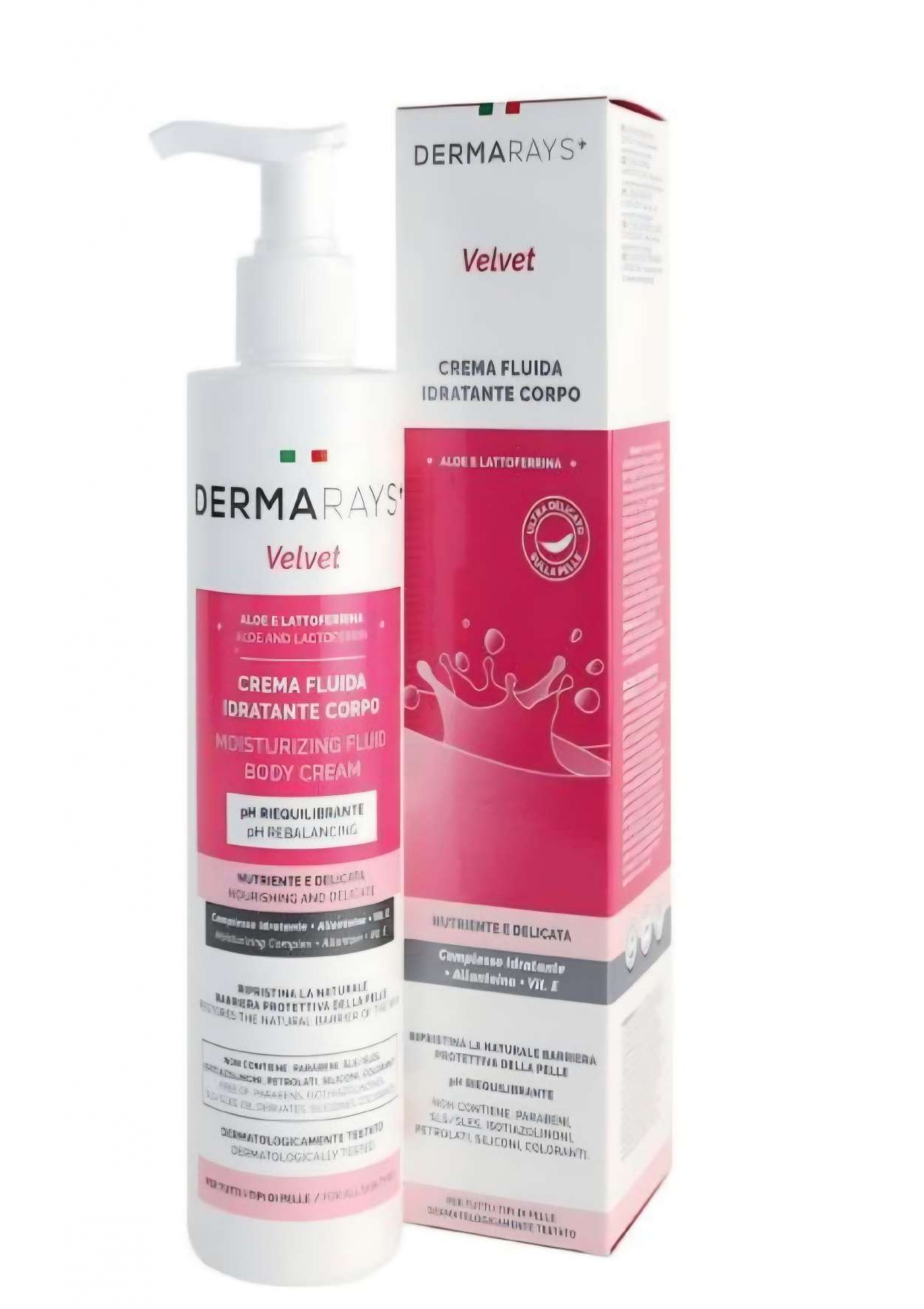 Dermarays Cream Velvet Moisturizing Fluid Body 250 Ml