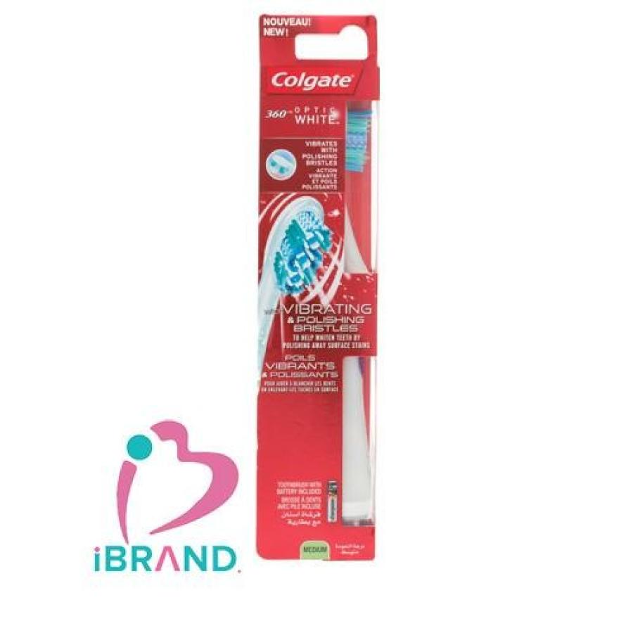 Colgate Toothbrush 360 Optic White Power Medium