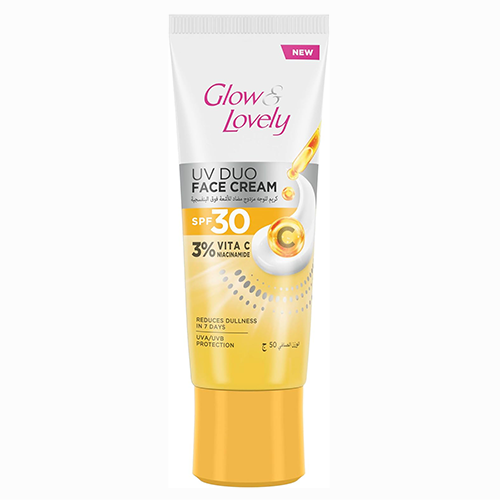 جلو آند لوفلي لتفتيح البشرة مع حماية من الشمس SPF50 – عبوة 50 جم