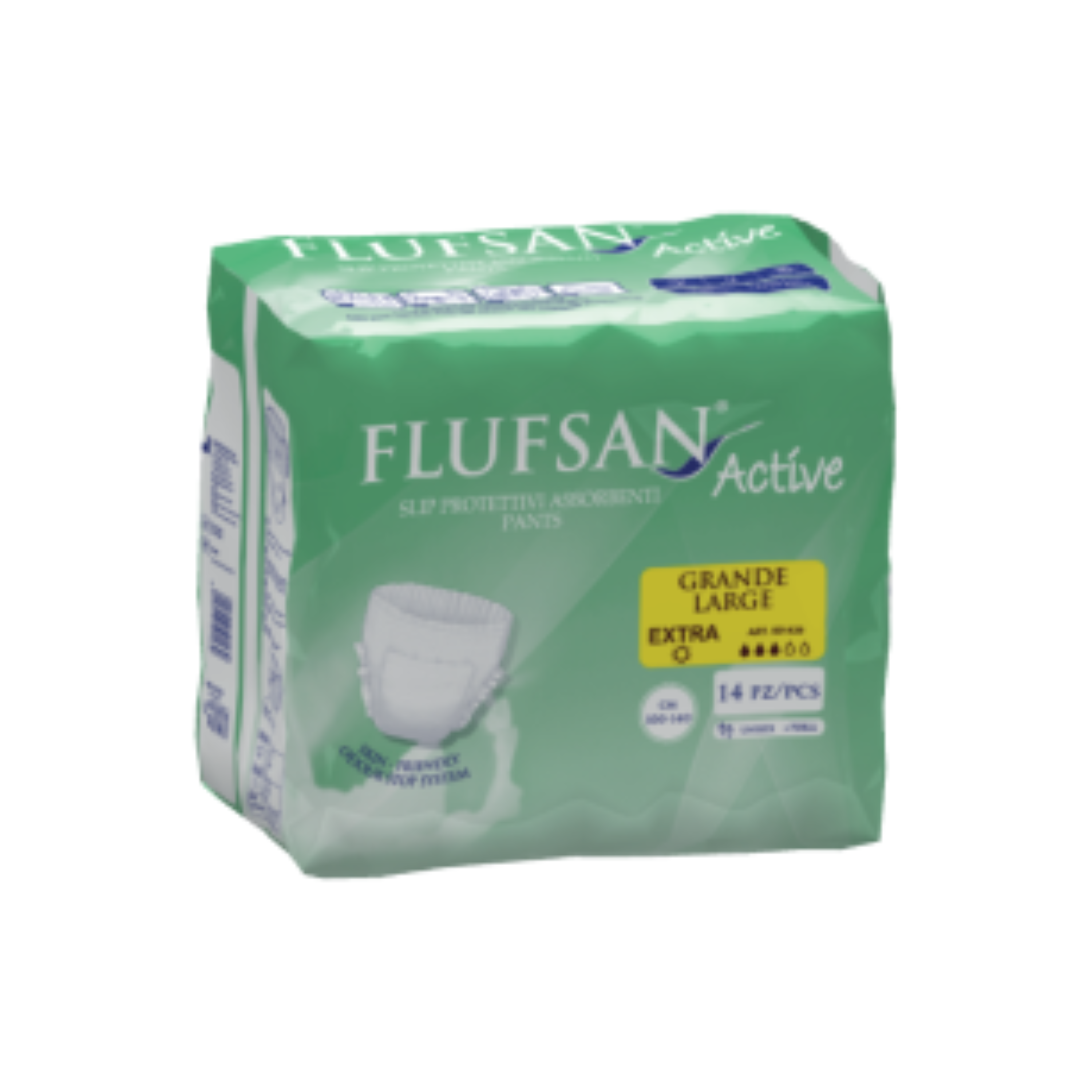 Flufsan Soft Adult Diapers Adhesive Large Size 14 Diapers