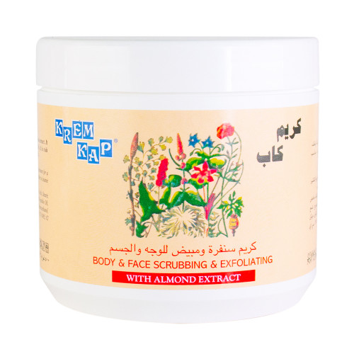 Krem Kap Face & Body Scrubbing With Almond Extract 500 Gm