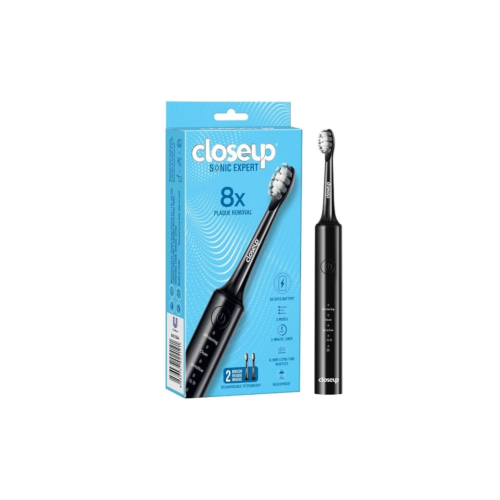 Closeup Sonic Expert Black Rechargeable Toothbrush